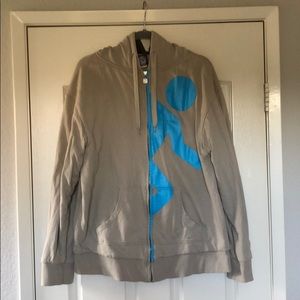 THINK GEEK Portal Hooded Sweatshirt Size Large